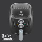 Fritadeira Elétrica Airfryer Ichef Allspace Polishop Black 4l