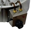 Fritadeira Elétrica Em Inox Tacho De Alumínio 2500w 110v 7l