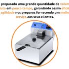 Fritadeira Elétrica Industrial 6 Litros  220v