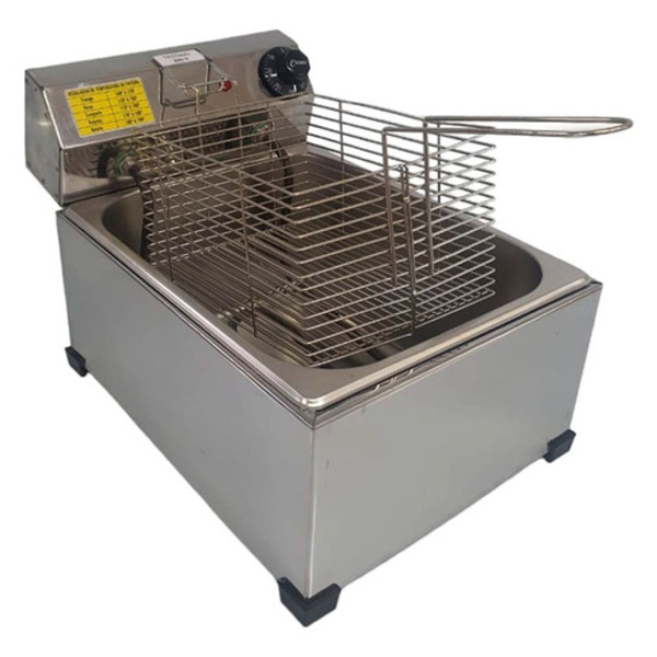 Fritadeira Elétrica Industrial A Óleo 3lt Com Inmetro 110v 11