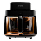 Fritadeira Elétrica Mallory 4,5 Litros Smartglass Preta 127v