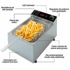 Fritadeira Elétrica Saro com 1 Cuba 2000w 50/60 Hz 5 Litros I