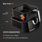Fritadeira Elétrica Sem Óleo 8l Air Fryer Afn-80-bi 1900w Mon