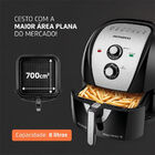 Fritadeira Elétrica Sem Óleo 8l Air Fryer Afn-80-bi 1900w Mon