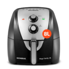 Fritadeira Elétrica Sem Óleo 8l Air Fryer Afn-80-bi 1900w Mon