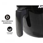 Fritadeira Elétrica Sem Óleo Amvox Air Fryer 1205 4,5L Preta
