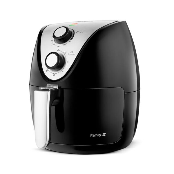 Fritadeira Elétrica Sem Óleo Family IV Preta 3,5L 1500W Mondi