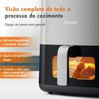 Fritadeira Elétrica Sem Óleo Gaabor 4,5l 127v 50e02a Cinza