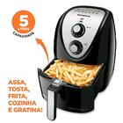 Fritadeira Elétrica Sem Óleo Preta 5L Mondial 127V AFN-50-BI