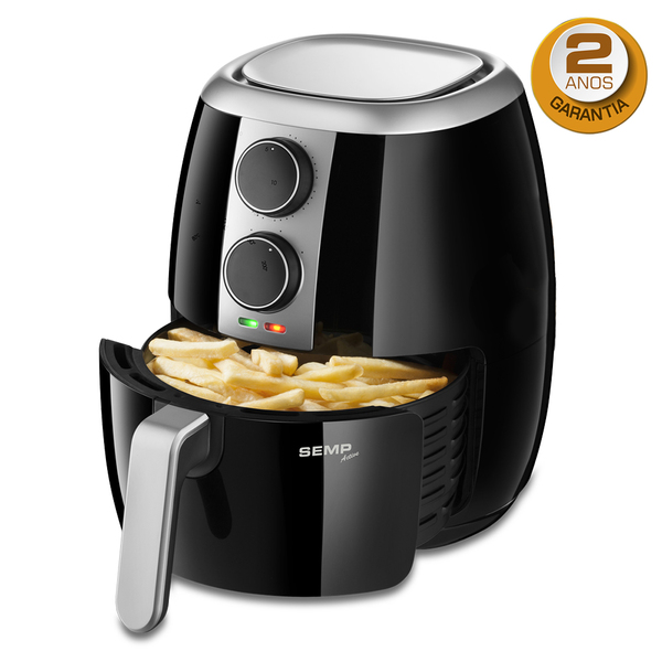 Fritadeira Elétrica Semp Sem Óleo Linha Fit Af3018pr1 3,5 Lit