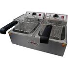 Fritadeira Elétrica Skymsen Fed-20-n 10l Inox 2 Cubas
