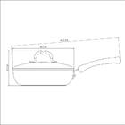 Fritadeira Funda Tramontina Mônaco Alumínio Antiaderente Pret