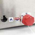 Fritadeira Profissional A Gás Cefaz 2 Cubas 5 Litros Fpc-02