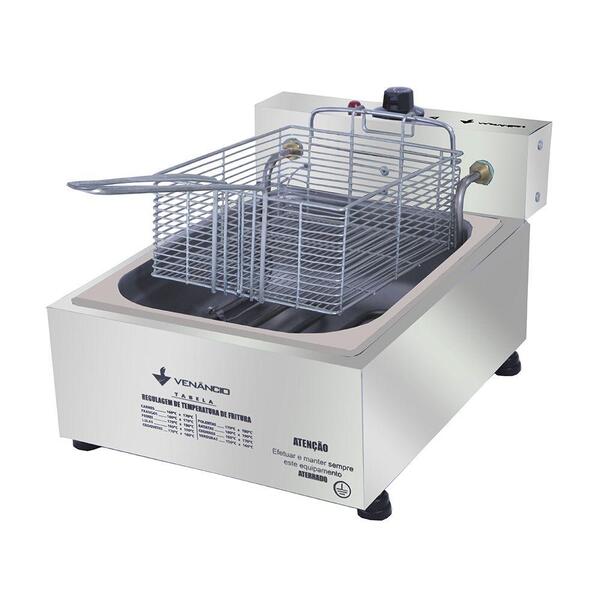 Fritadeira Profissional Elétrica 1 Cuba 5 Litros Venâncio Sfe
