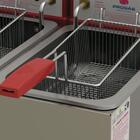 Fritadeira Profissional Elétrica Progás Inox 2 Cubas 10 Litro