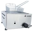 Fritadeira Profissional Venâncio Inox 1 Cuba 5 Litros A Gás S