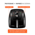 Fritadeira Sem Óleo Air Fryer 8l Mondial Preto - Afn-80-fb 220