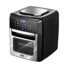 Fritadeira Sem Óleo Air Fryer Oven Digital Toutch Inox 12l Pr