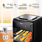 Fritadeira Sem Óleo Air Fryer Oven Digital Toutch Inox 12l Pr