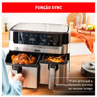Fritadeira Sem Óleo Airfryer Arno Dual 8 3l Inox Digital 1800