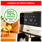 Fritadeira Sem Óleo Airfryer Arno Dual 8 3l Inox Digital 1800
