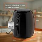 Fritadeira Sem Óleo Airfryer HQ 5 Litros Preto Hq-af5lmp