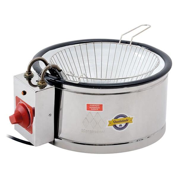 Fritador Elétrico 3,5 Litros Tacho Esmaltado C/peneira Th1301