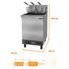 Fritador Gás Ind. 45l 3 Cestos Óleo Baixa Pressão Zona Fria V