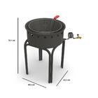 Fritador Tacho Fritura Pasteleiro 14 Litros Alta Pressao De M