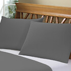 Fronha Avulsa Algodão 50x70cm Camesa Cinza Grafite