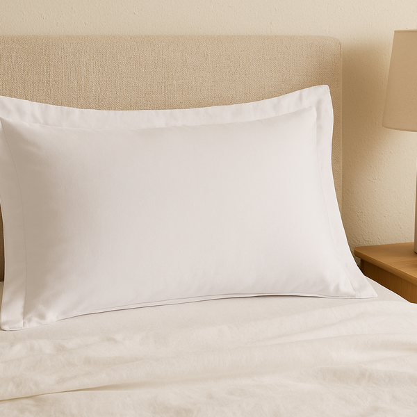 Fronha Avulsa Com Abas Toque De Algodão 55x80cm  Fronha Branca