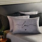 Fronha Avulsa Divertida Estampada Fusion Vivaldi Cinza Un