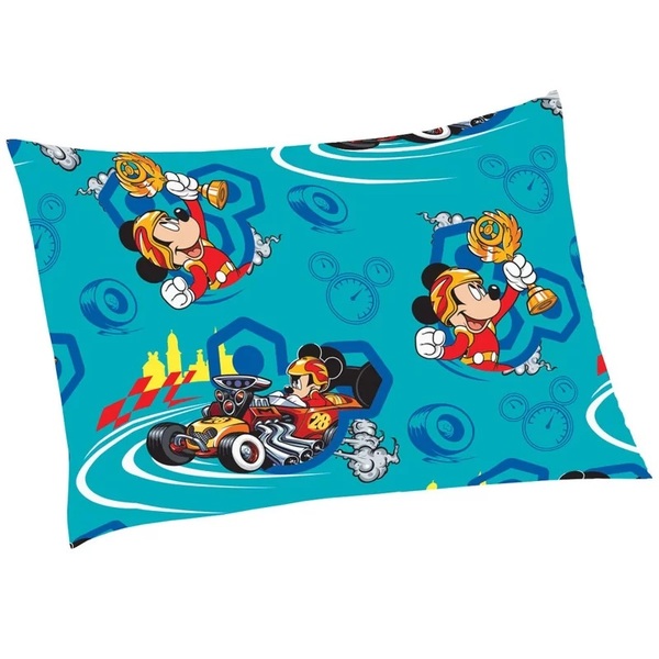 Fronha Avulsa - Infantil - Mickey Aventura Sobre Rodas - Lepp