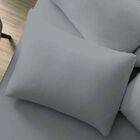 Fronha Avulsa Portallar Malha Lisa Cinza Linha Casa