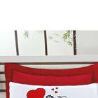 Fronha Casal Namorados Estampada Coração 2 Unidades 100% Algo