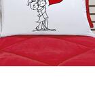 Fronha Casal Namorados Estampada Coração 2 Unidades 100% Algo