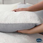 Fronha De Travesseiro Dupla Face Sherpa E Mantinha Cinza