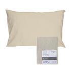 Fronha De Travesseiro Super Cotton 50 X 70cm Bege Camesa 1.01