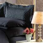 Fronha Matelasse Poliéster Preta 50x90