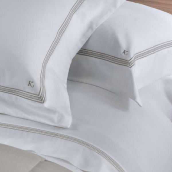 Fronha Par Bordado Munique Branco/fend Kacyumara