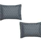 Fronha Par Vida Bela Vintage Poá Chumbo Kacyumara