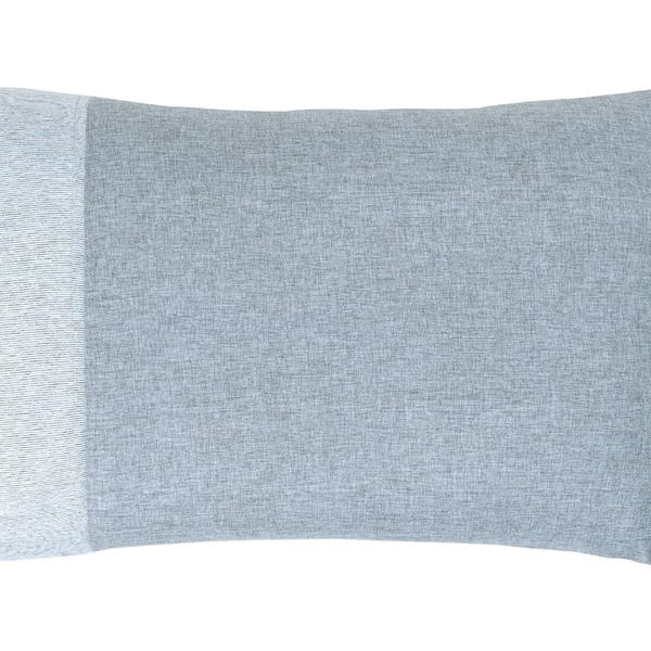 Fronha Para Travesseiro Avulsa Dupla Face - Lavive Linho Cinz