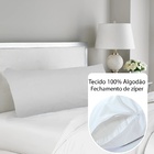 Fronha Para Travesseiro De Corpo Gestante 200 Fios Com Zíper