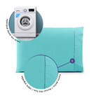 Fronha Paris Percal 150 Fios Algodão 70x50cm Azul Tiffany