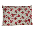 Fronha Percal 150f Algodão 70x50cm Sem Aba Vermelha