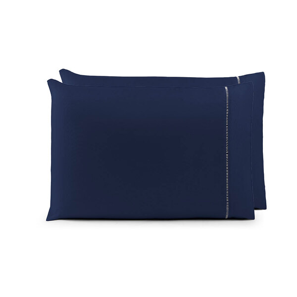 Fronha Percal 200 Fios Azul Marinho 70x50cm