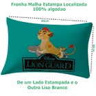 Fronha Simba E Amigos Guarda Do Leão 48cmx68cm Verde