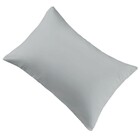 Fronha Toque de Seda em Poliéster Cinza Jolitex