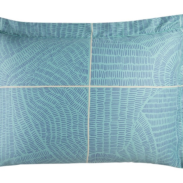 Fronha Travesseiro Lepper 100% Algodão Hora Relax Azul