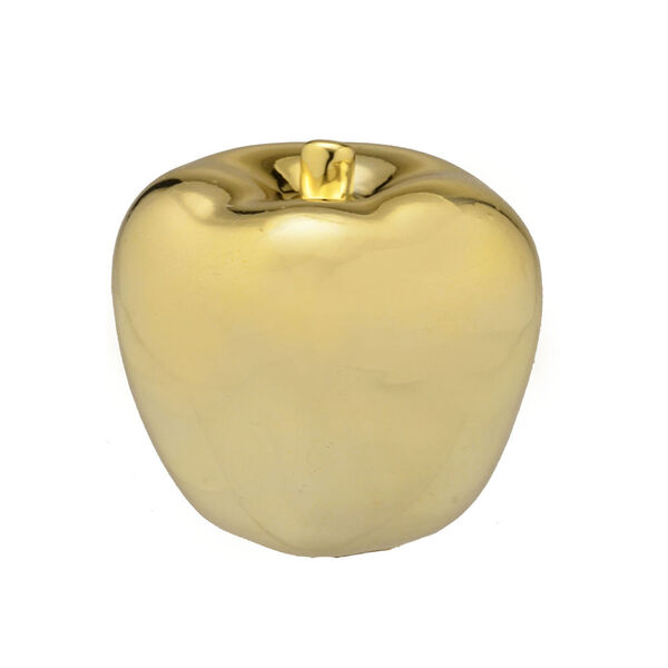 Fruta Decorativa 8cm Maça Dourada Espressione